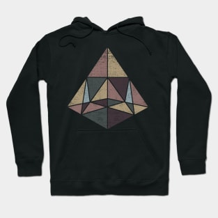 Abstract Geometry with Earth Tones Hoodie